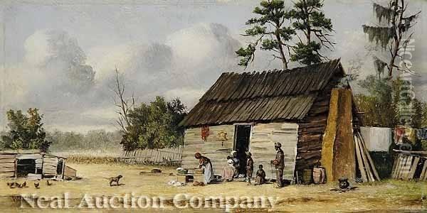 The Cabin Oil Painting - William Aiken Walker