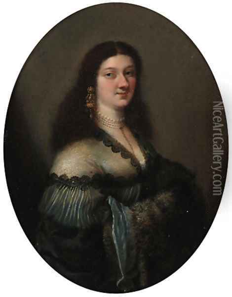 Portriat of a lady Oil Painting - Girolamo Forabosco