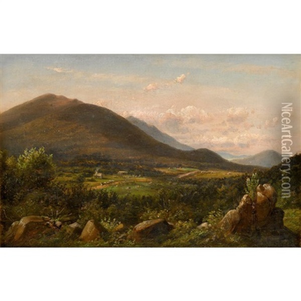 Mount Washington Oil Painting - Ferdinand Richardt