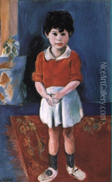 Die Kleine Arnthal Oil Painting - Rudolf Levy