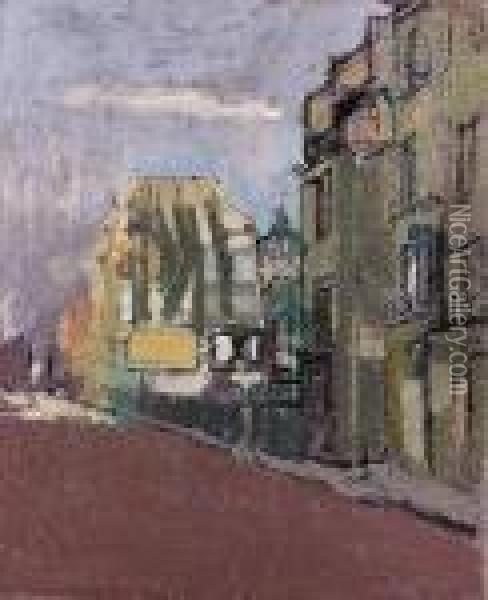 Street Scene In Paris Oil Painting - Walter Richard Sickert