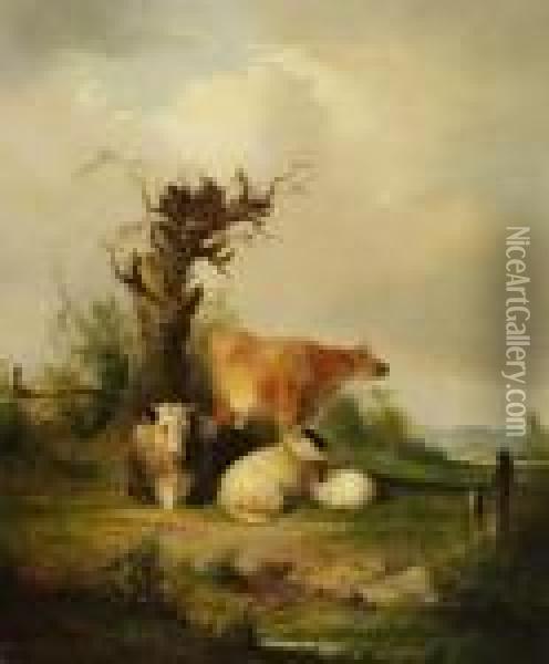 Hirtenidylle Oil Painting - William Joseph Shayer