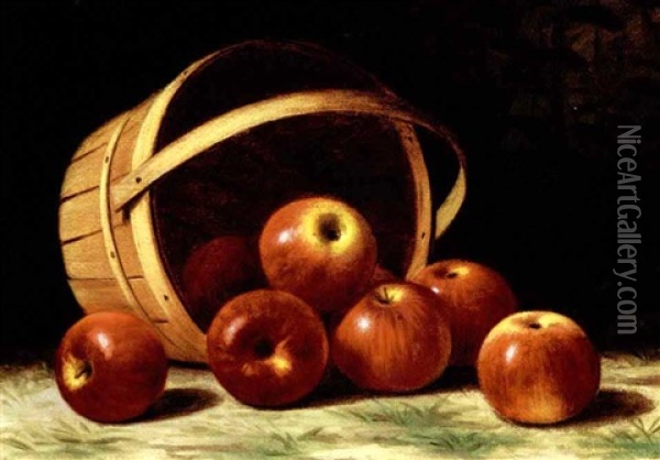 Apples Oil Painting - Albert Francis King