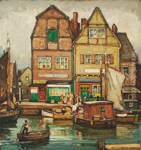 Alt-hamburg Oil Painting - Hans Hartig