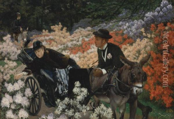 The Morning Ride Oil Painting - James Jacques Joseph Tissot
