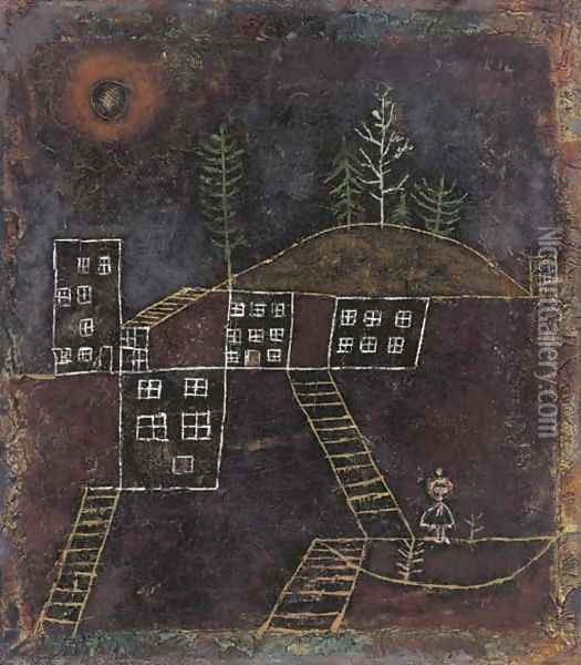 Bescheidene Heimat Oil Painting - Paul Klee