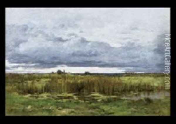 Avant L'orage Oil Painting - Karl Pierre Daubigny