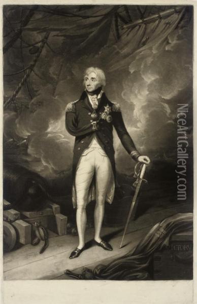 The Most Noble Lord Horatio Nelson Viscount And Baron Nelson Of Thenile Oil Painting - William S. Barnard