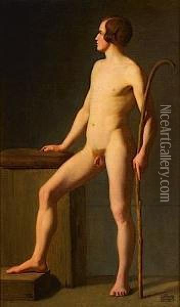 Portrait D'homme Oil Painting - Franz Xaver Hoffmann