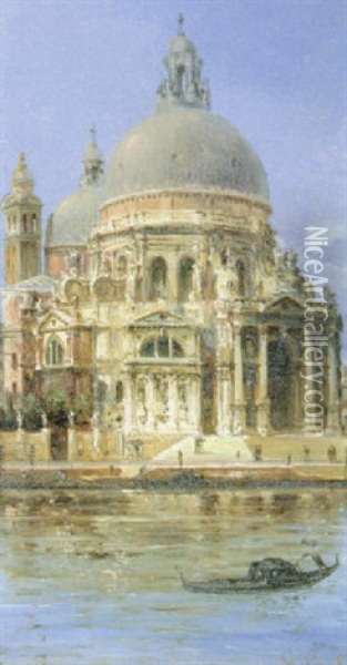 Santa Maria Della Salute Oil Painting - Giovanni Grubas