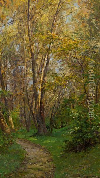 Fruhling Im Wienerwald Oil Painting - Olga Wisinger-Florian