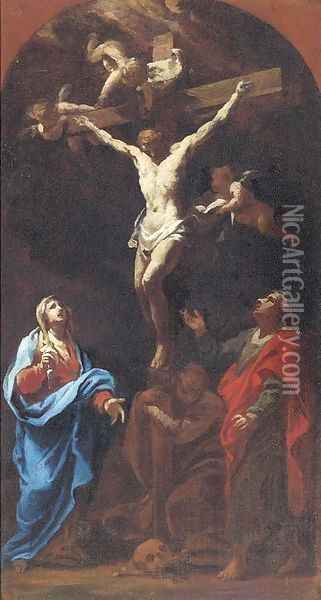 The Crucifixion Oil Painting - Giovanni Camillo Sagrestani