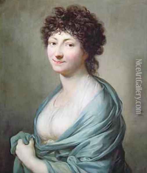 The Daughter Portrait of Caroline Susanne Graff Oil Painting - Anton Graff