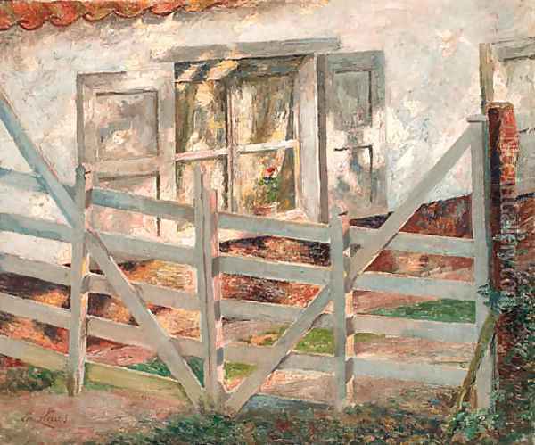 La porte Oil Painting - Emile Claus