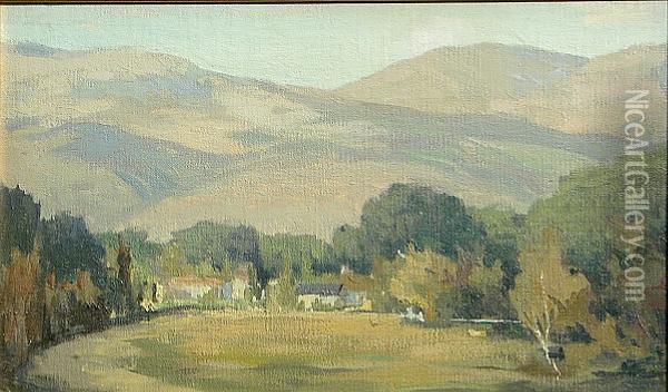 Near Palo Alto Oil Painting - Frank Howard Marshall