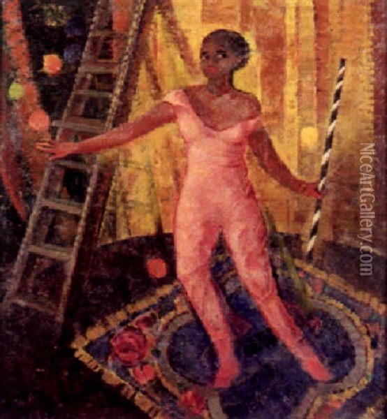 Die Tanzerin Josephine Baker Oil Painting - Maria Hiller-Foell