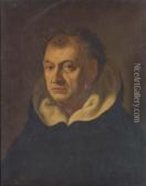 Portrait Of A Dominican, Bust-length Oil Painting - Francois-Xavier Fabre