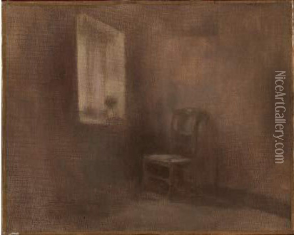 Chaise Pres D'une Fenetre Oil Painting - Eugene Carriere