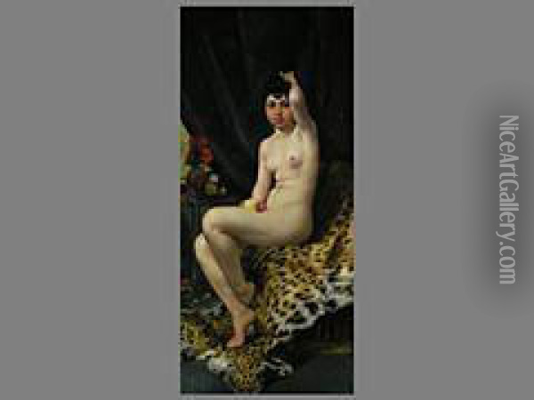 Orientalische Schonheit Oil Painting - Jan van Beers