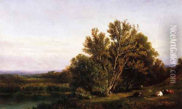 Landscape near Cranbrook Oil Painting - Eliza Pratt Greatorex