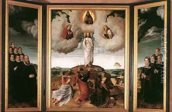 The Transfiguration of Christ 1520 Oil Painting - Gerard David