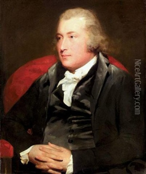 Portrait Of Dr. Colin Lauder Of Fountainhall Oil Painting - Sir Henry Raeburn