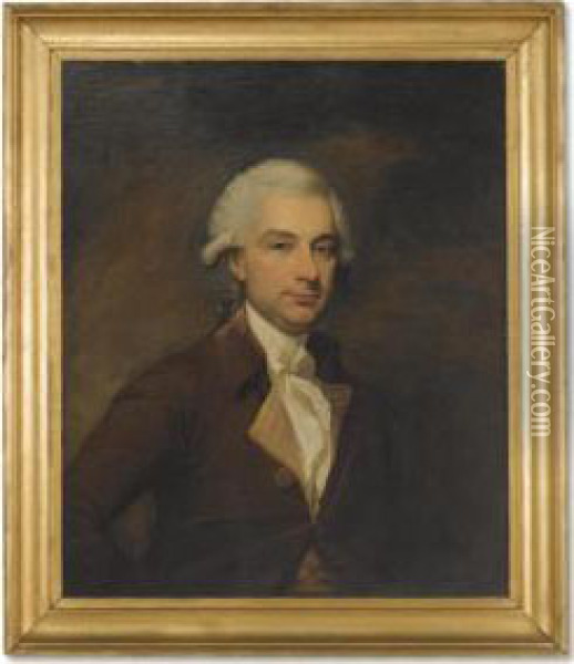 Portrait Of F. W. Geyer Oil Painting - Mather Brown