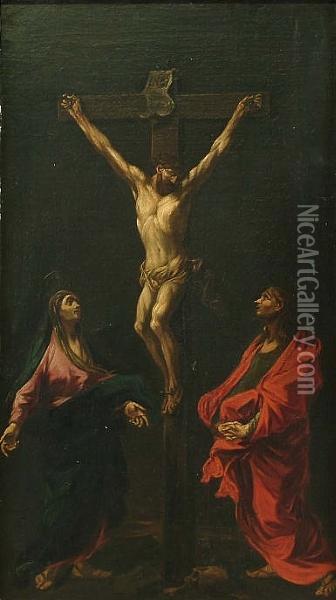 The Crucifixion Oil Painting - Giuseppe Antonio Petrini