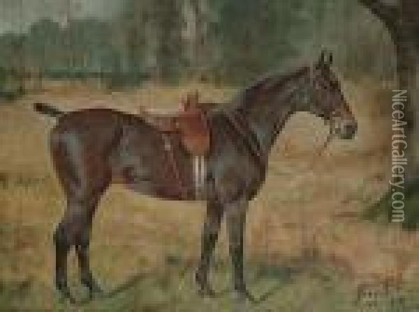 Biddy Oil Painting - George Paice
