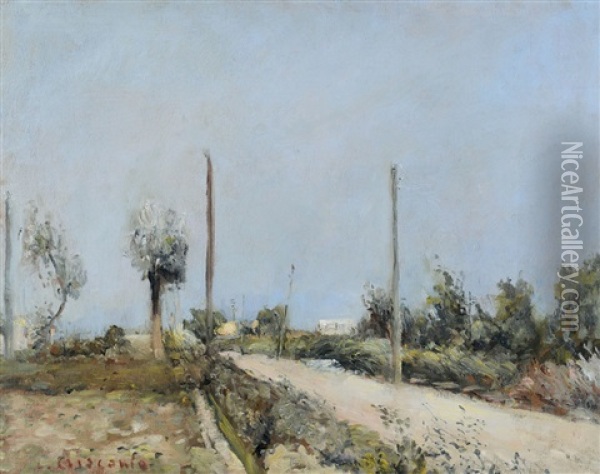 Paesaggio Campano Oil Painting - Luigi Crisconio