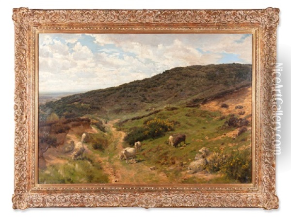 Highlands Oil Painting - Henry William Banks Davis