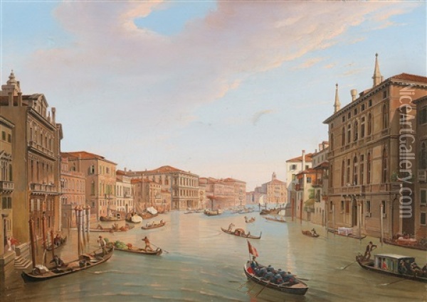 Venice Oil Painting - Frans Vervloet