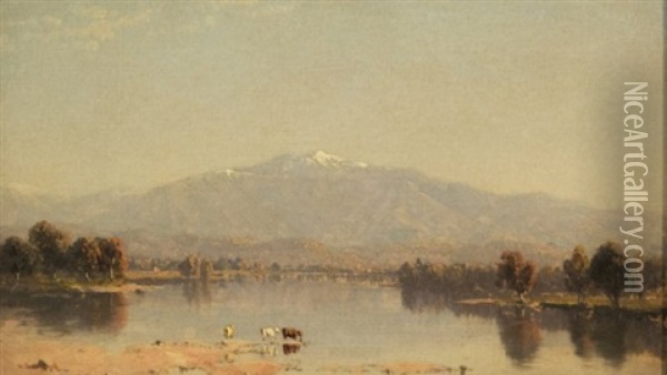 Mt. Washington Oil Painting - Sanford Robinson Gifford