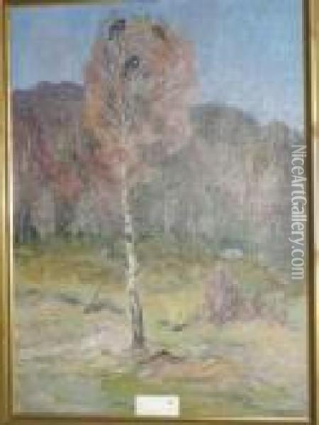 Orrar I Bjork Oil Painting - William Gislander