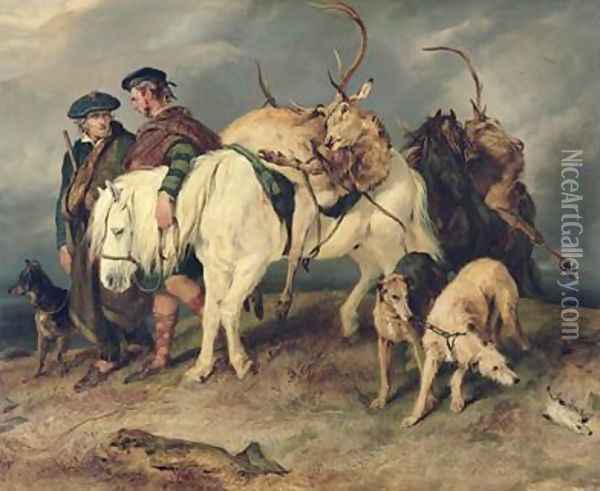 The Deerstalkers Return Oil Painting - Sir Edwin Henry Landseer