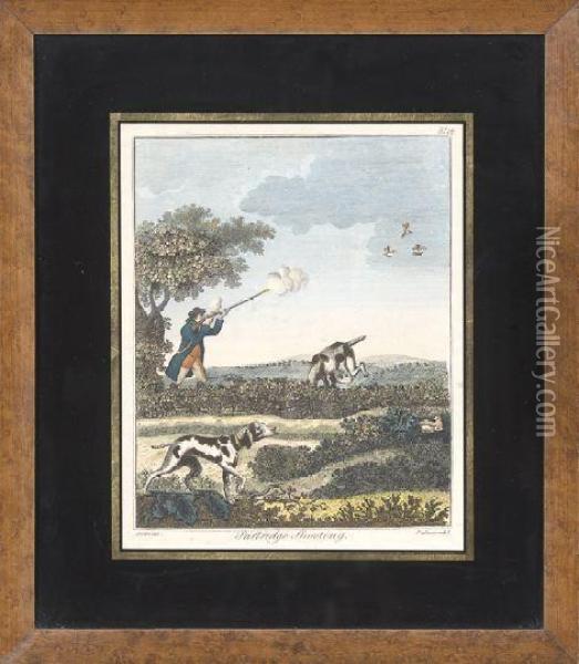 English Hunting Scenes Oil Painting - Robert Dodd