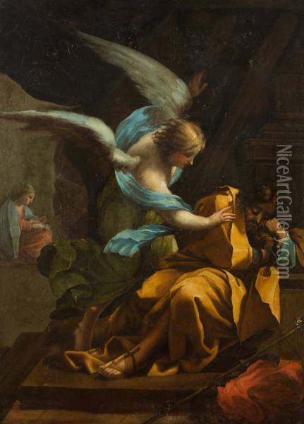 The Dream of Saint Joseph Oil Painting - Francisco De Goya y Lucientes