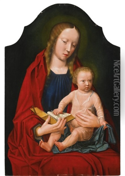 The Virgin And Child Oil Painting - Guillaume Benson