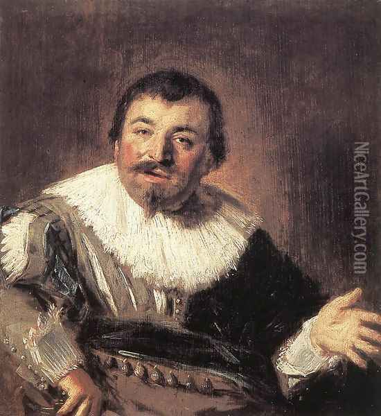 Isaac Abrahamsz Massa c. 1635 Oil Painting - Frans Hals