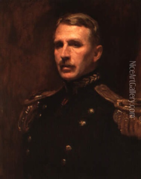 Portrait Of Major General Leonard Wood Oil Painting - John Singer Sargent