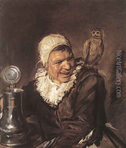 Malle Babbe 1633-35 Oil Painting - Frans Hals