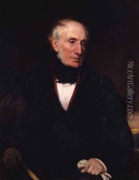 William Wordsworth, 1840 Oil Painting - Henry William Pickersgill