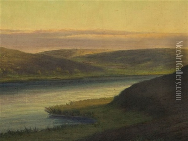 Bryrup Brakken Oil Painting - Ernst Thorvald Groth