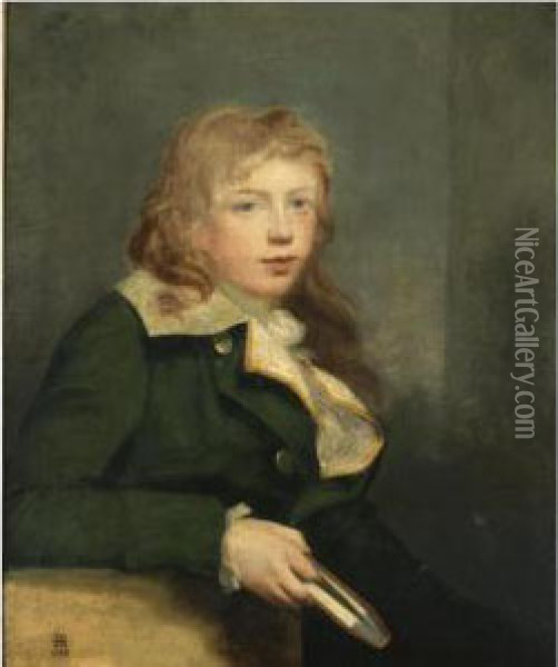 Portrait Of The Rt. Hon. John Ormsby Vandeleur Of Kilrush(1765-1828), When A Boy Oil Painting - Robert Hunter