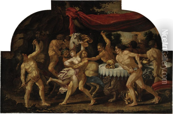 The Rape Of Proserpine Oil Painting - Andrea Mantegna