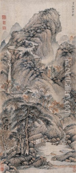 Scenery Oil Painting -  Wang Meng
