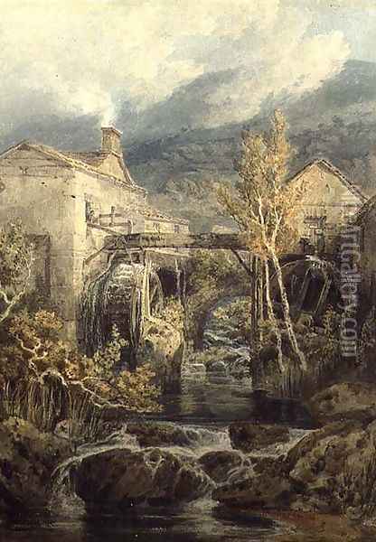 The Old Mill, Ambleside Oil Painting - Joseph Mallord William Turner