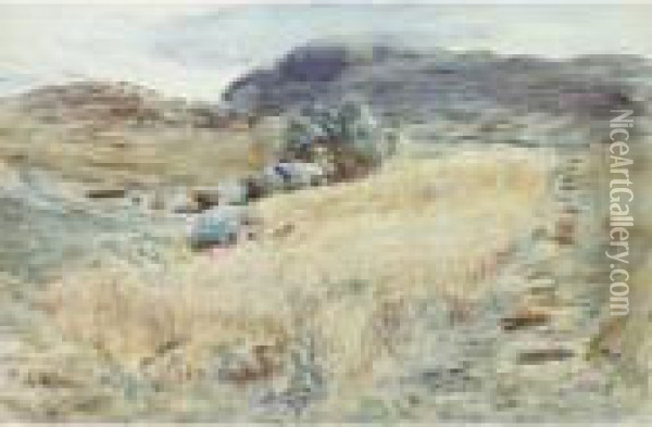 The Crofters' Harvest Oil Painting - William McTaggart