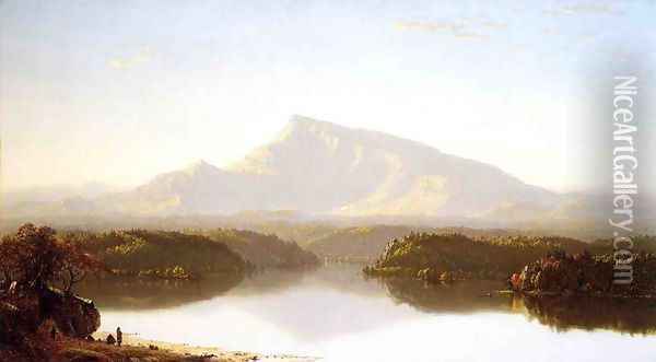 The Wilderness Oil Painting - Sanford Robinson Gifford
