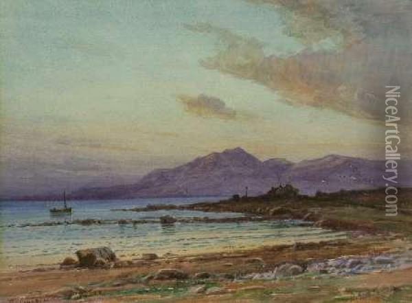 The Close Of Day, Garroch Head Oil Painting - Thomas, Tom Campbell